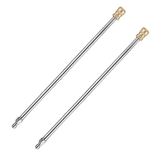 Pressure Washer Extension Wand, 17 Inch Stainless Steel, Power Lance, 2 Pack