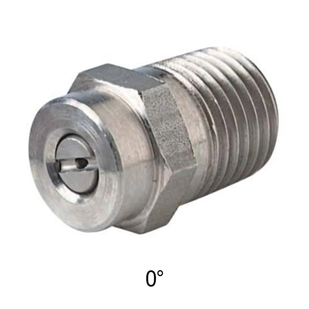 1/4″ High Pressure Cleaner Washer Nozzle Stainless Steel Spray Fan Nozzle Tips H