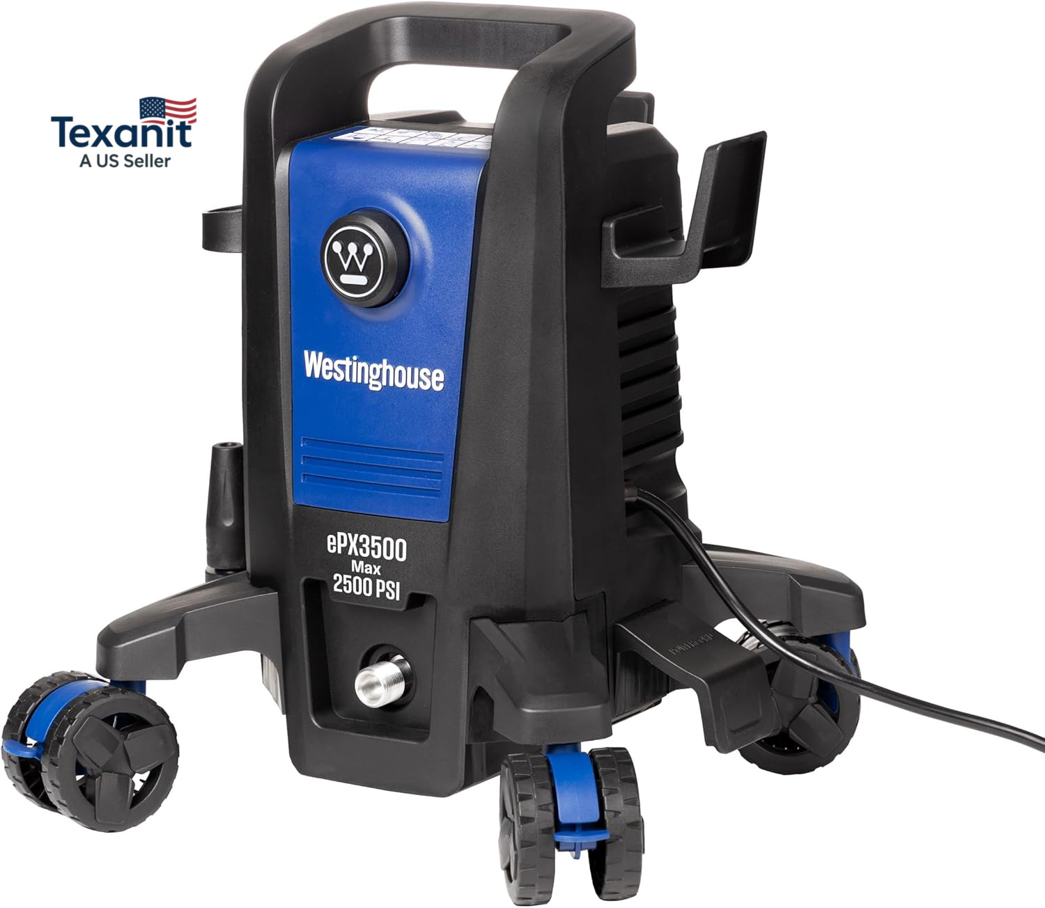 Epx3500 Electric Pressure Washer, 2500 Max PSI 1.76 Max GPM with Anti-Tipping Te
