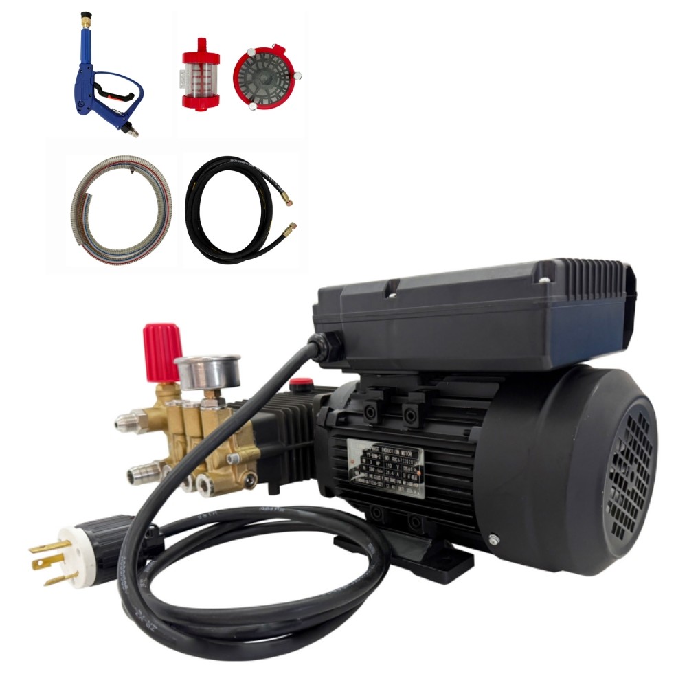 Electric Cleaning Pump 110V Portable High Pressure Washer for Car/Floor/Courtyar