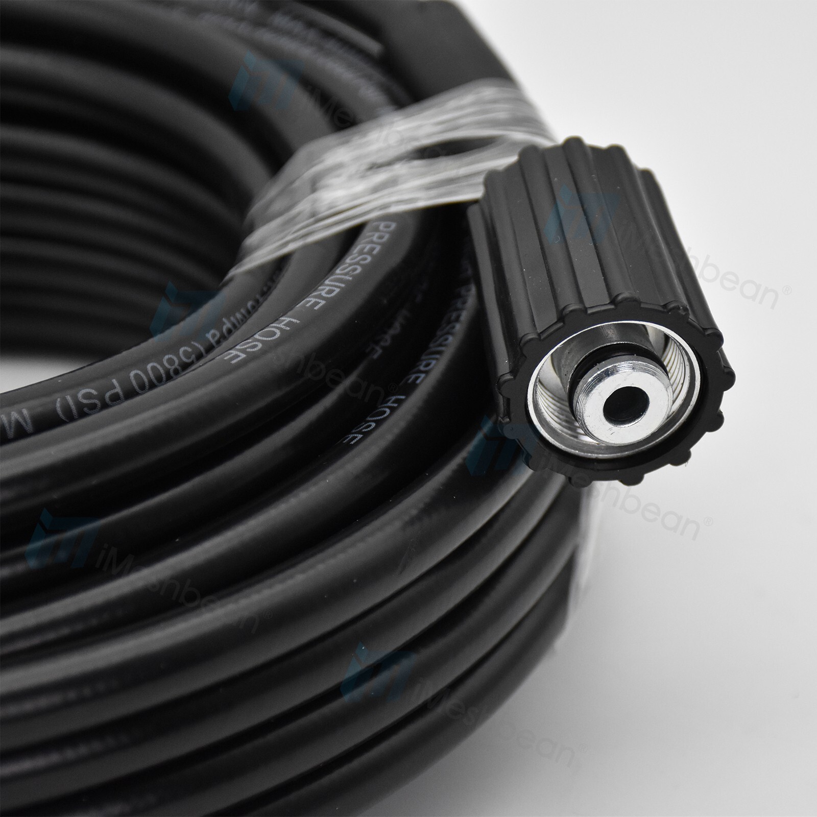 25FT 5800PSI Replacement High Pressure Power Washer Hose M22- 3/8″ Quick Connect