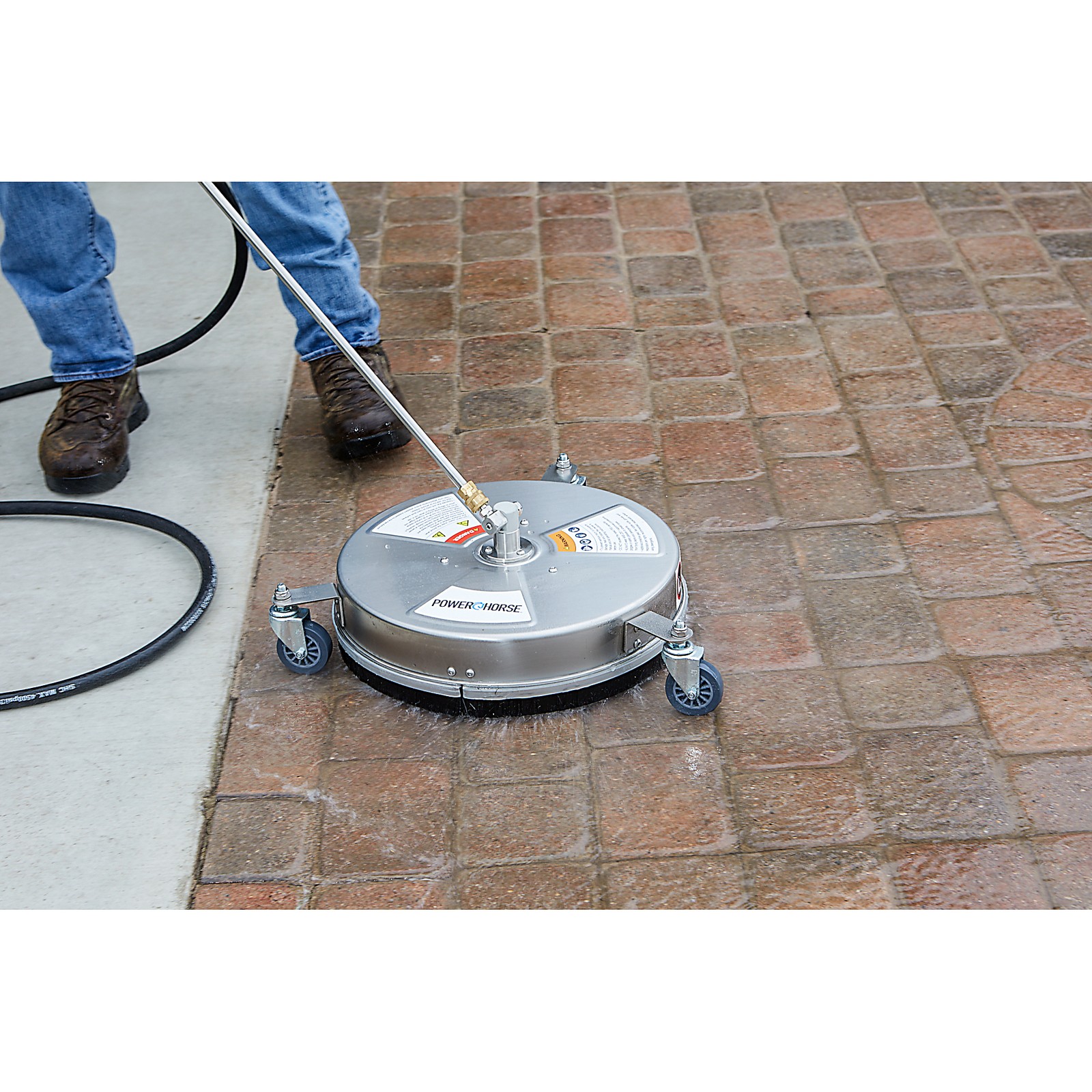 Powerhorse Stainless Steel Pressure Washer Surface Cleaner, 16in., 4000 PSI