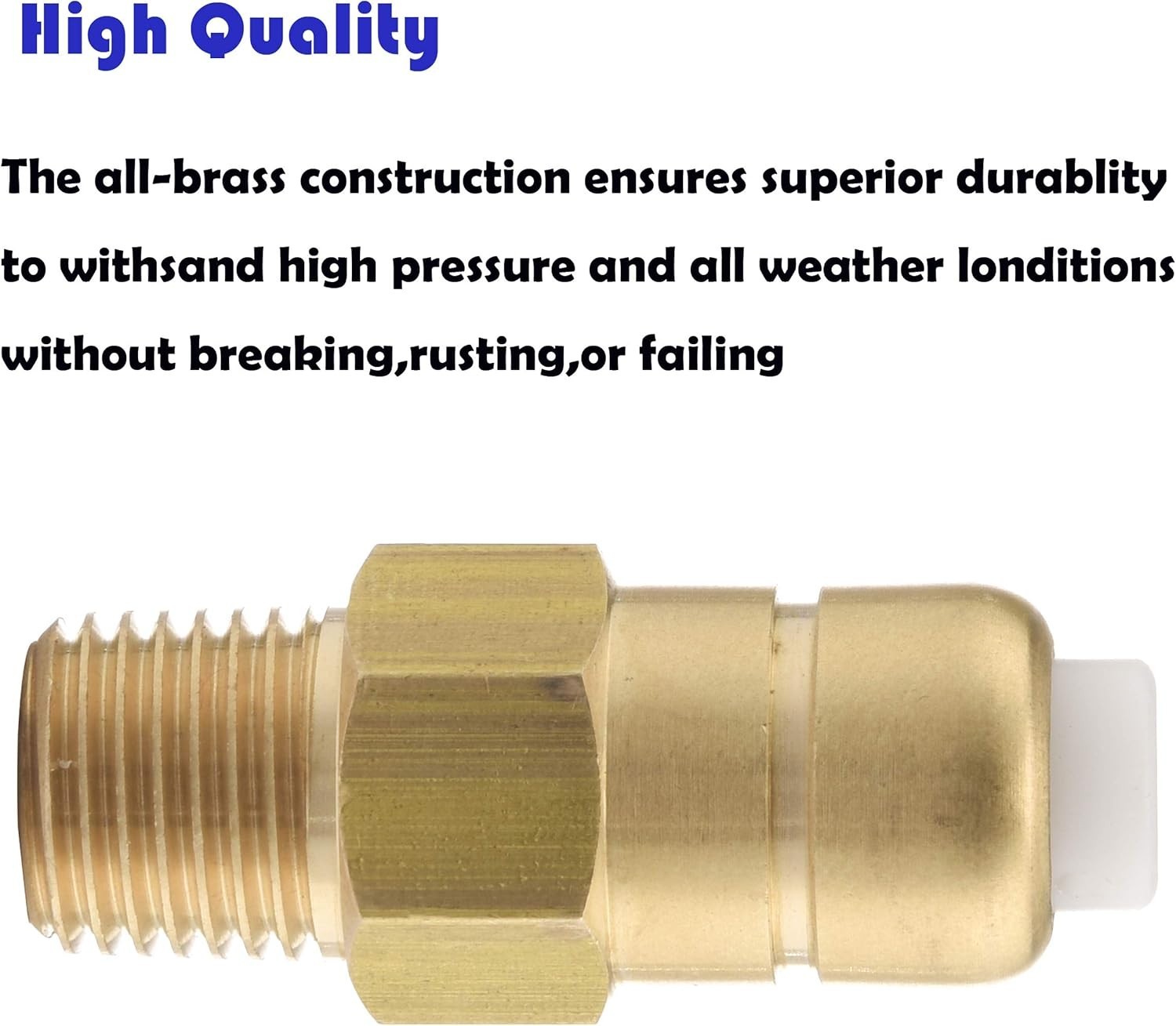 1/4 Inch NPT Brass Pressure Relief Valve – 2 Pack Thermal Protection for Pumps