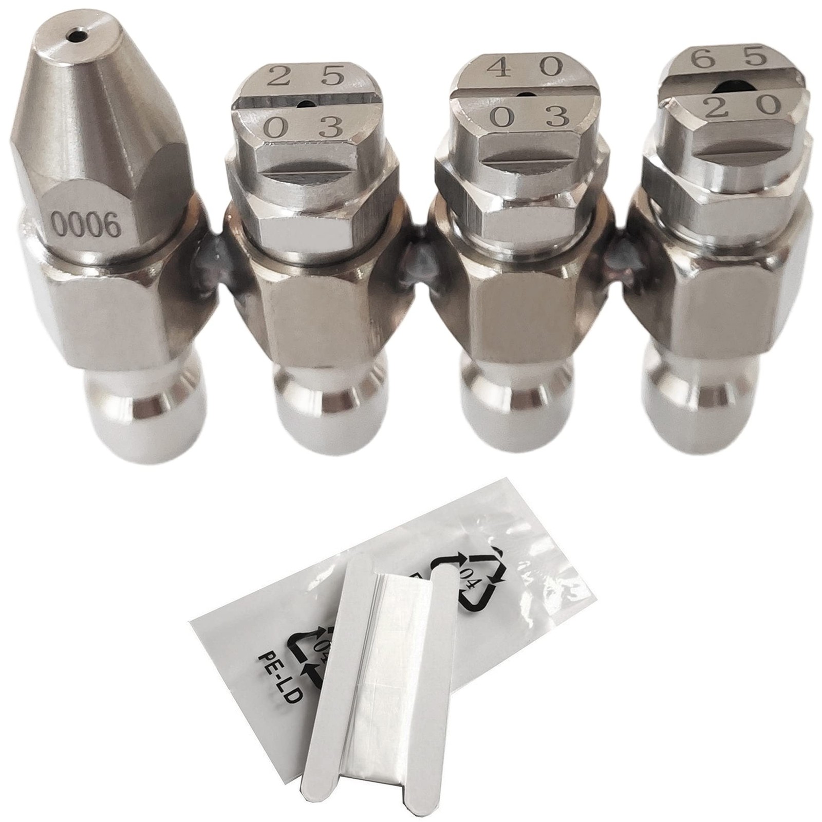 2.5 GPM Pressure Washer Nozzle 030,Jrod Tip Water Cleaning Soft Wash Nozzle,J…