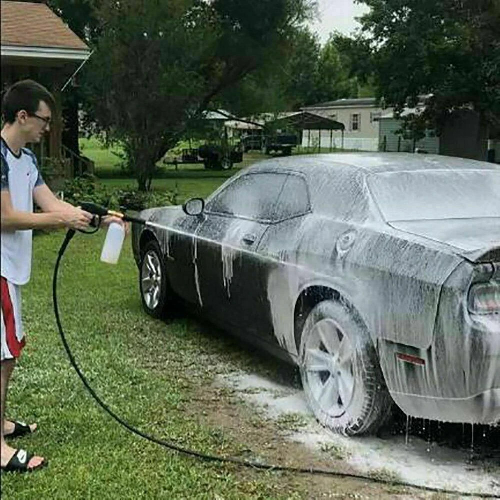 Car Cleaning Wash Pressure Washer Snow Foam Lance Cannon Sprayer Gun Soap Bottle