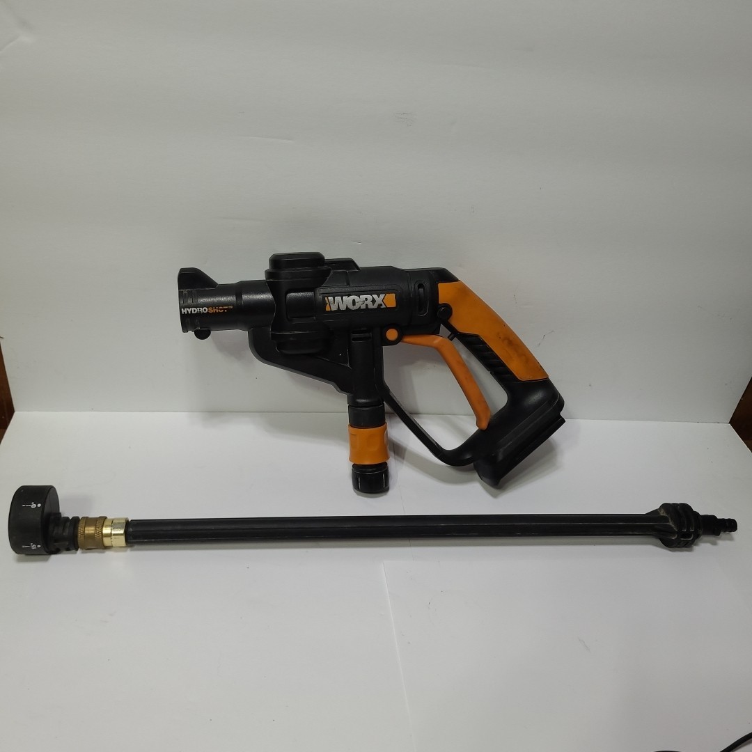 WORX WG625 20V Power Share Hydroshot Portable Power Cleaner – Black/Orange