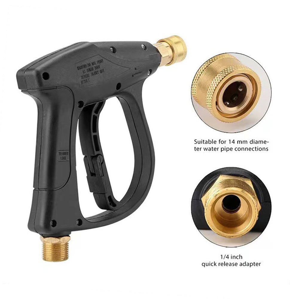 High PrGNsure Washer Gun For Car Foam Spray Power Short Wand With 5pcs. Nozzles