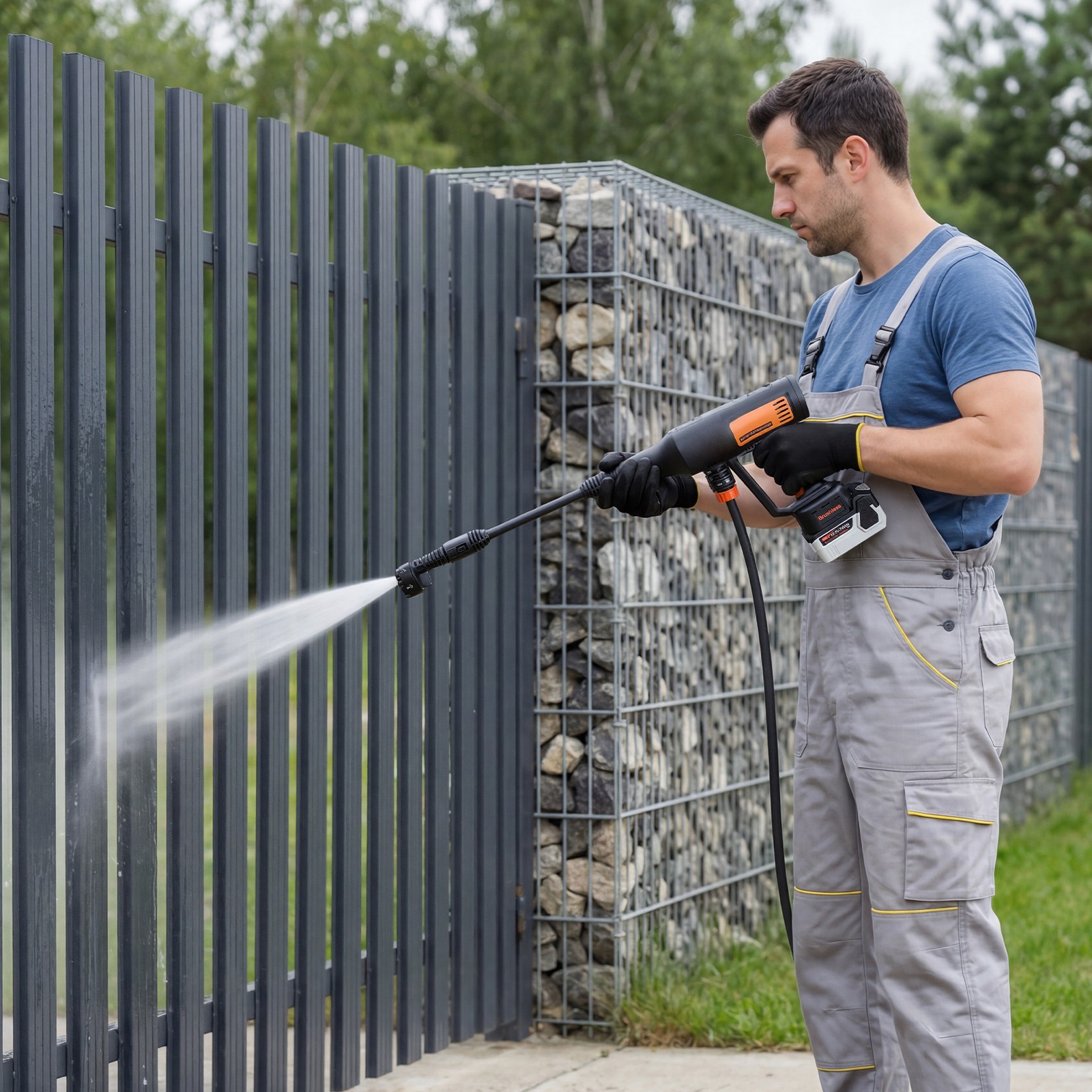 Uimoso Cordless Pressure Washer 1200PSI MAX with Brushless Motor for Household