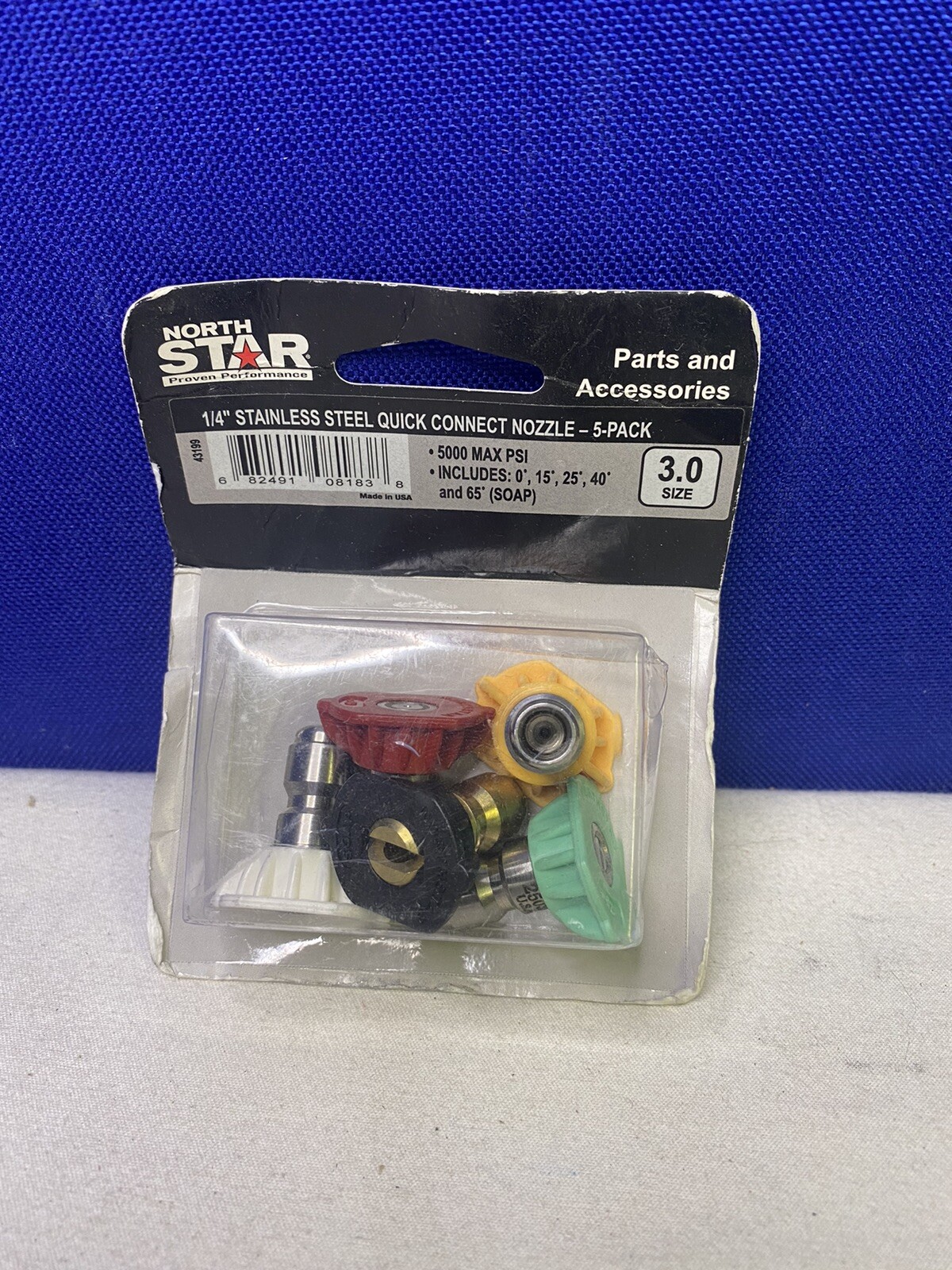 NorthStar 5-Pack Pressure Washer Quick Couple Nozzle Set- 3.0 Size
