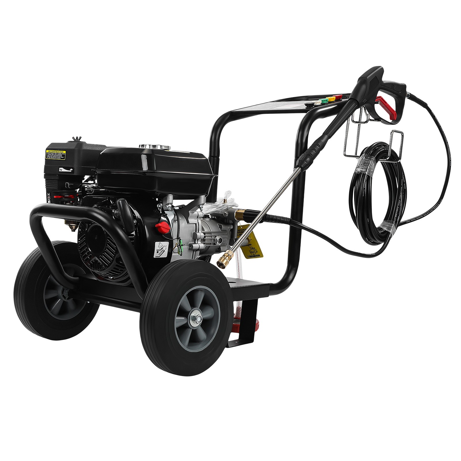 High Pressure Cleaner 3500PSI Gas Powered 212cc 7HP w/ 5 Nozzles For Cars Fences