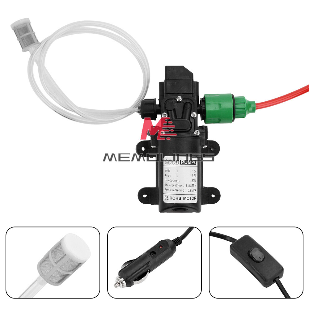 DC12V Portable Car High Pressure Washer Water Wash Cleaner Pump Kit Self-Priming