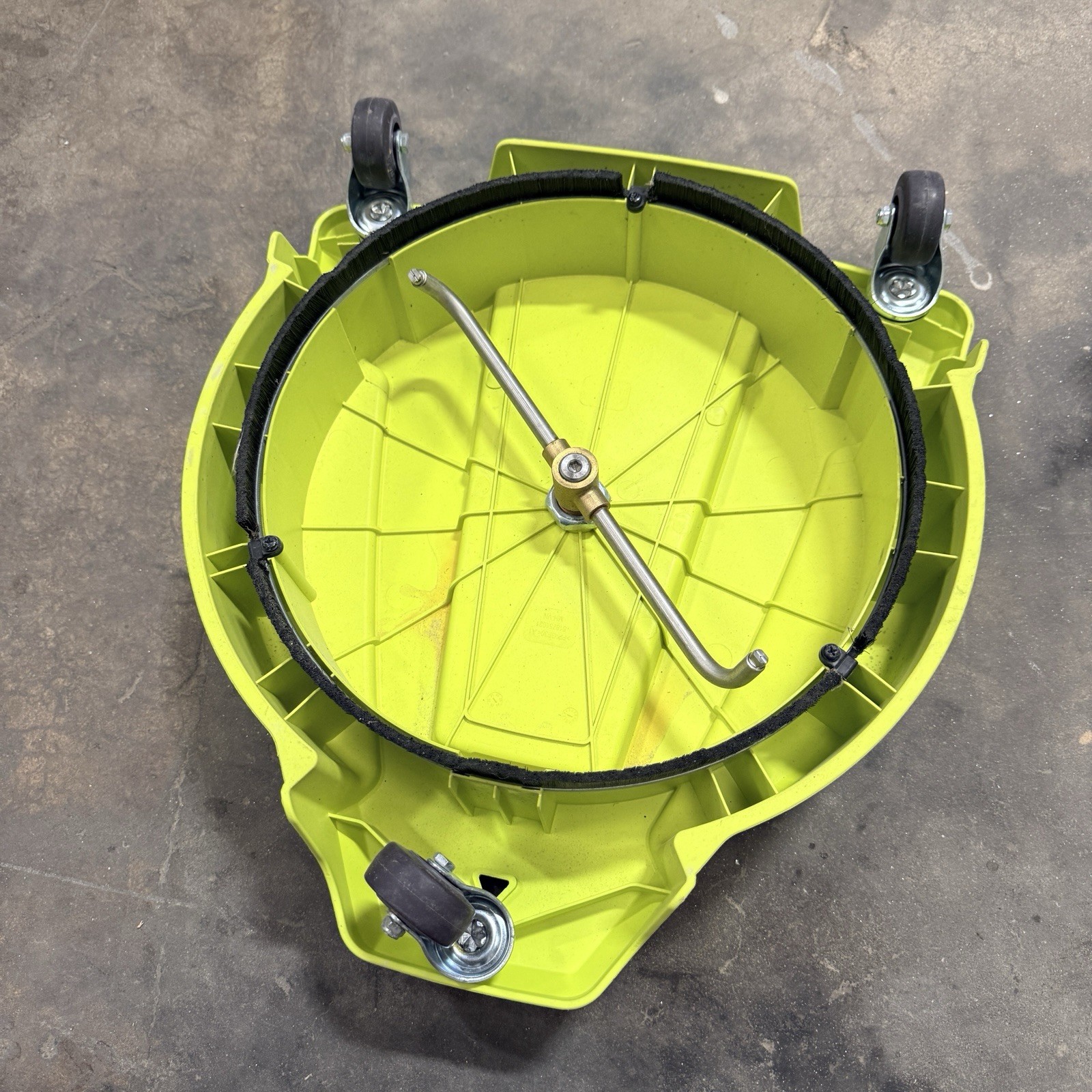 RYOBI 15 in. 3400 PSI Gas Pressure Washer Surface Cleaner with Caster Wheels