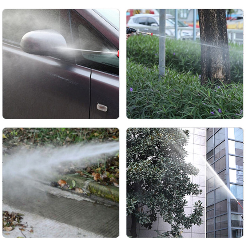 1500W Cordless Electric High Pressure Water Spray Car Gun Portable Washer Clean