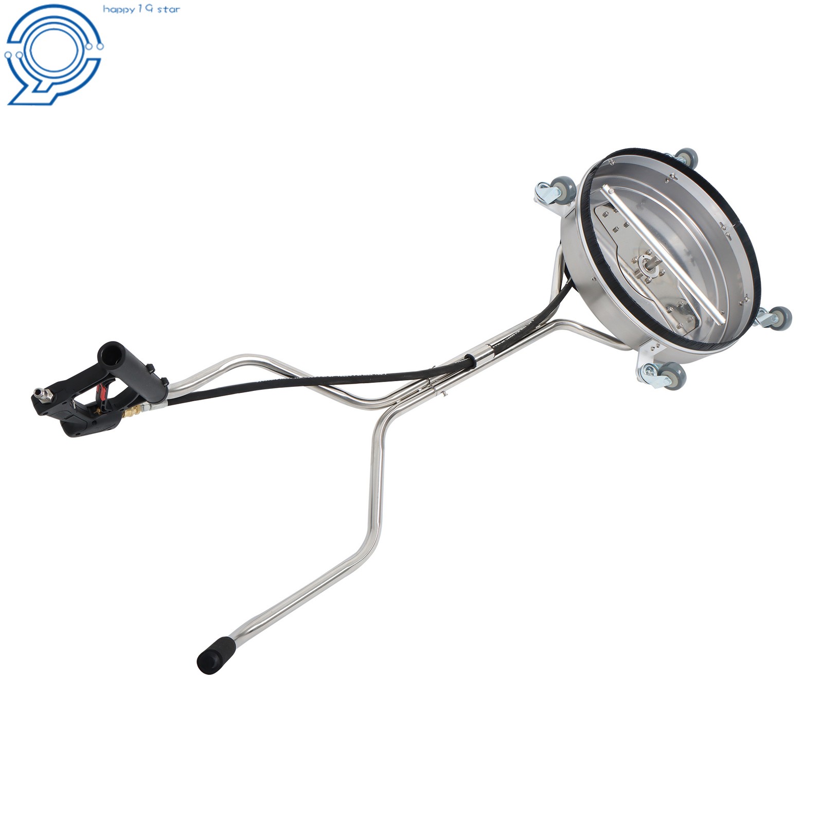 20″ Pressure Washer Surface Cleaner Dual Handles with 4 Wheels 6000PSI Washer