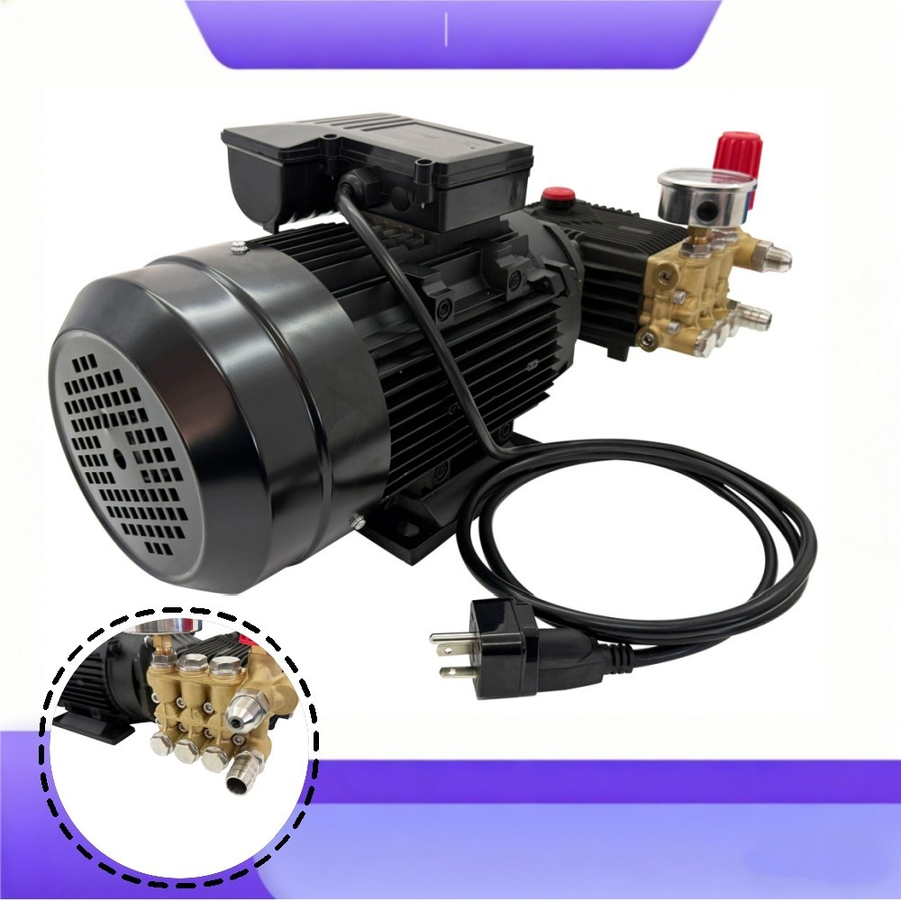 220V 2KW Car Pressure Washer Electric High Pressure Cleaning Machine 100bar