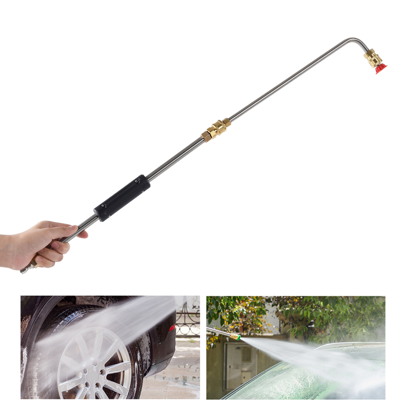 Pressure Washer Extension Wand Lance Accessory Tool Set Kit For Washing