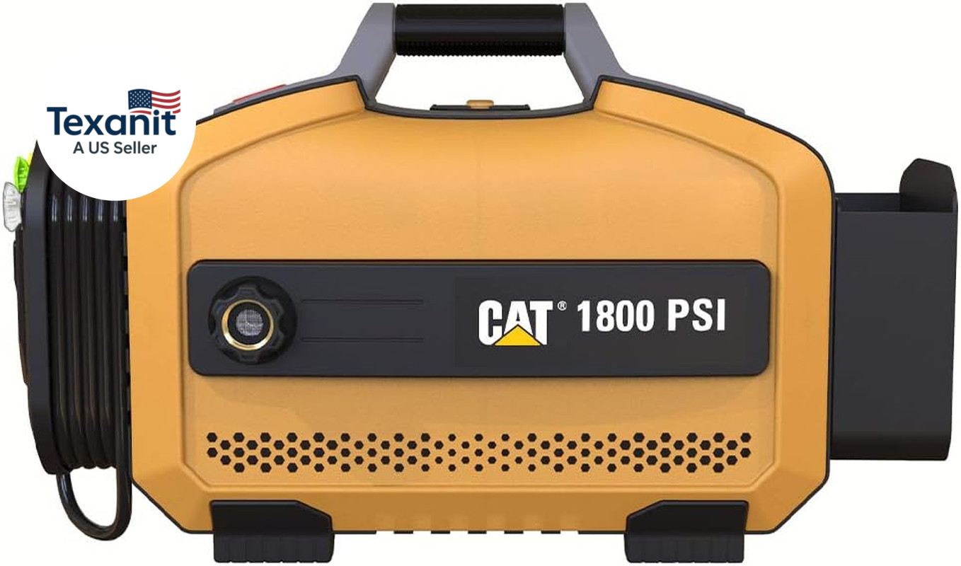CAT Electric Pressure Washer – 1800 PSI 2.0 GPM with High Pressure Hose, Quick R