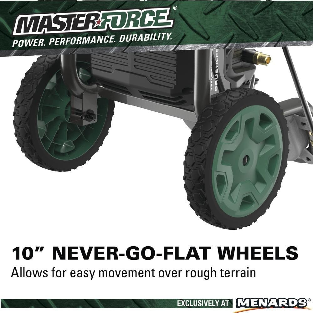 3400 Max PSI 2.0 Max GPM 14 Amp Corded Electric Pressure Washer Water Cleaner
