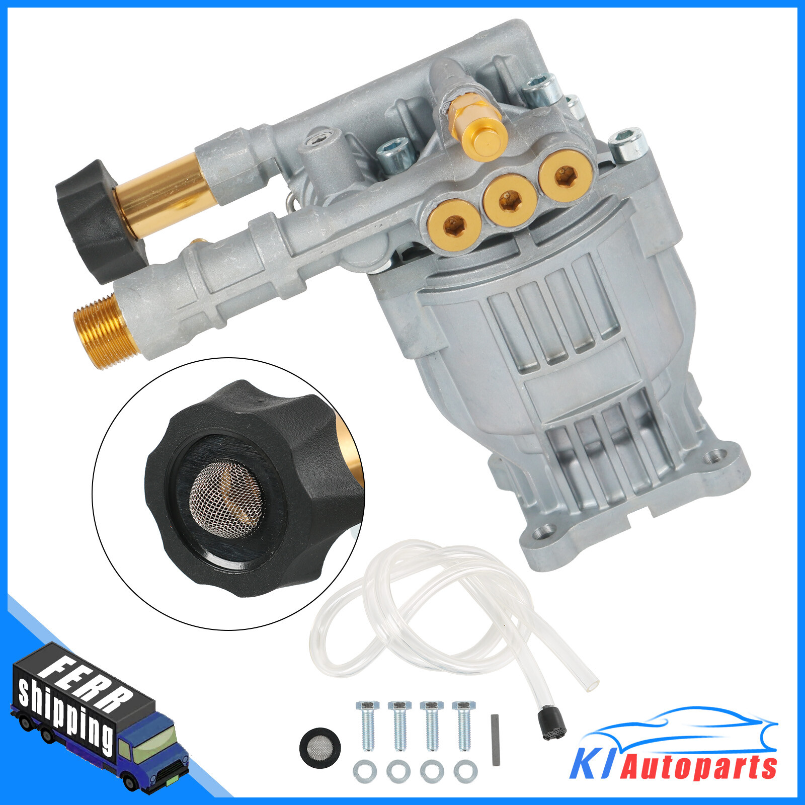 Axial Cam 3300 PSI 2.4 GPM Pressure Washer Pump Kit 90028