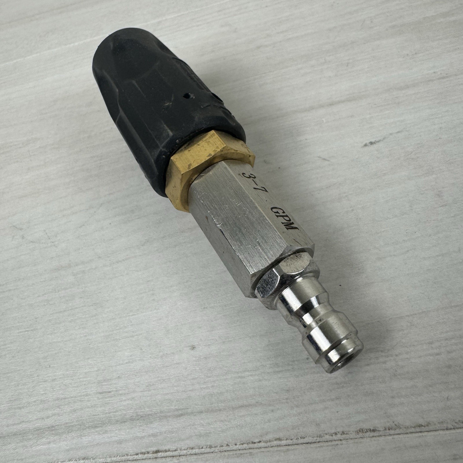 Adjustable Downstream 1/4 Soft Wash Nozzle Quick Connect Pressure Washers 3-7GPM