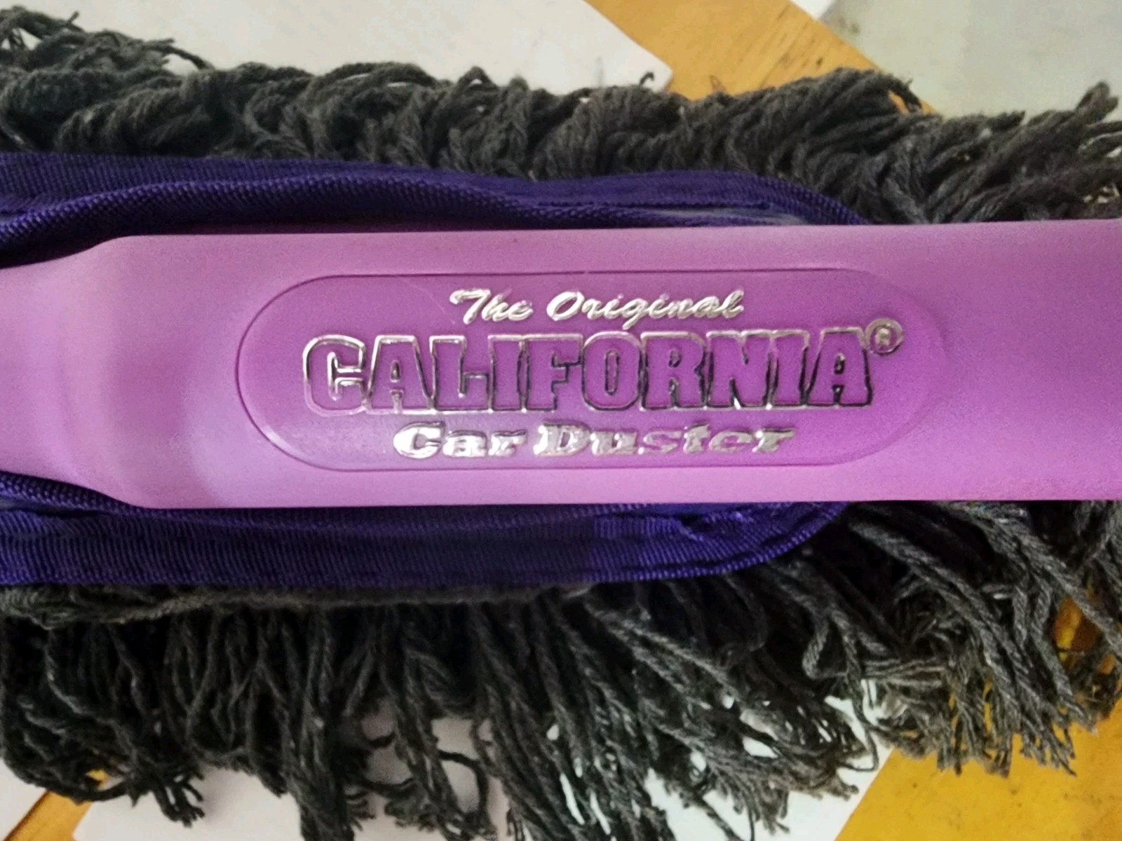 Vintage The Original California Car Duster Purple Handle with Carrying CaseRARE