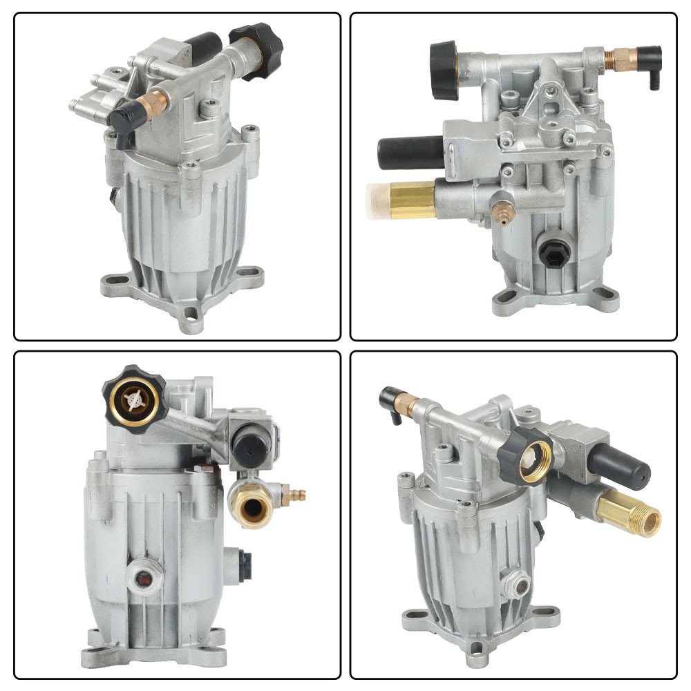 LABLT 2.5 GPM Pressure Washer Pump 3/4 HorizShaft MAX 3000 PSI Oil Sealed