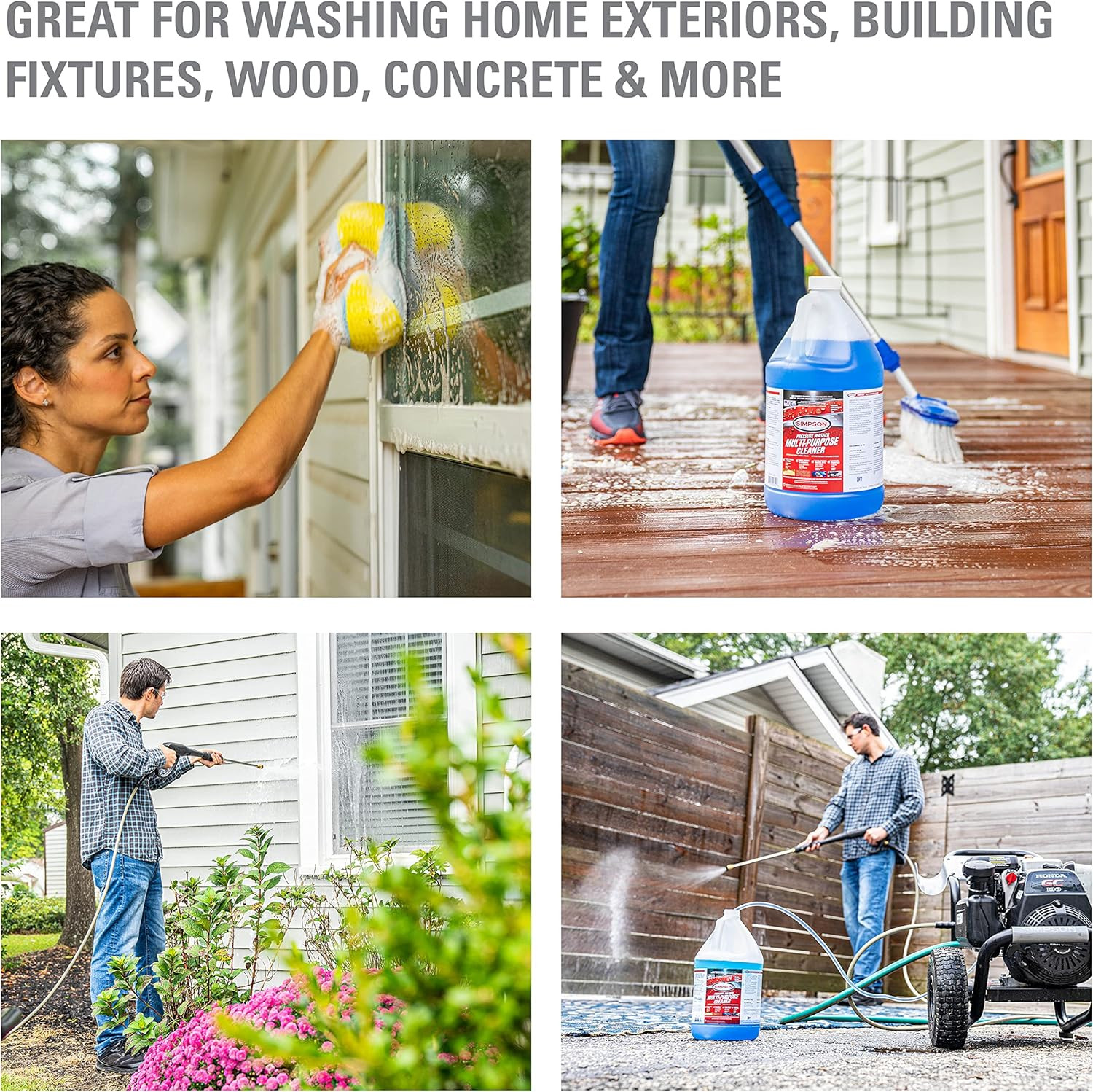 Pressure Washer Cleaner Concentrate 1 Gallon 88281 Soap Solution Blue