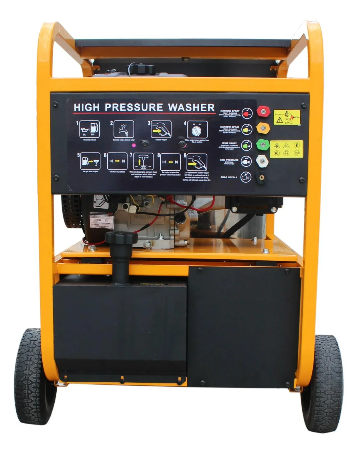 AGT Hot Water High Pressure Washer 4.0GPM 13‑HP For Farm & Fleet‑Cleaning