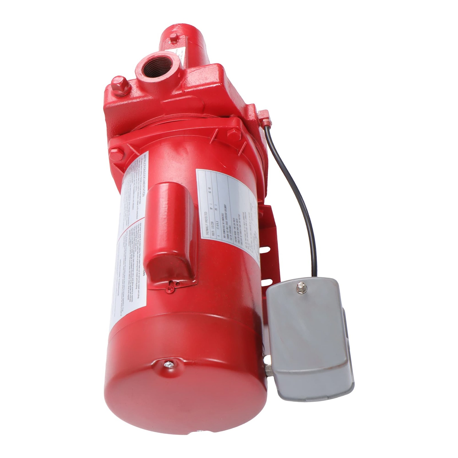 Cast Iron Shallow Well Jet Pump 1 HP 23 GPM 115/230 Volt for Irrigation 602208