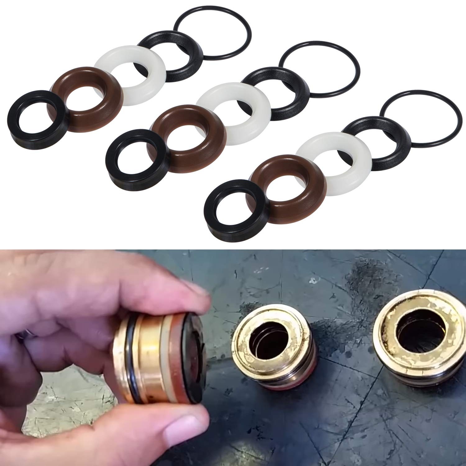 Bonbo Packing Water Seal Kit 5019006400 Fits for ZWD & ZWDK Series 15mm Pumps…