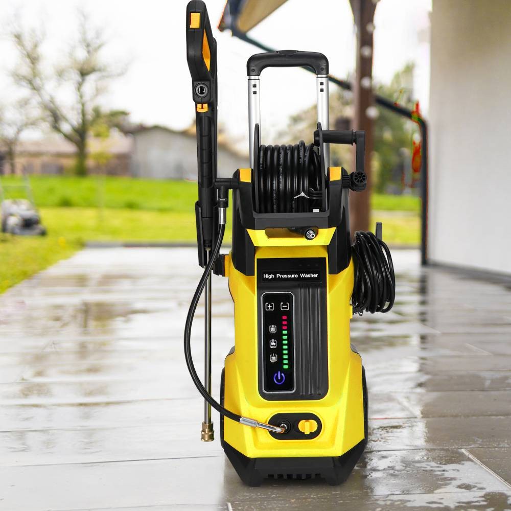 Powerful Electric High Pressure Washer 3800PSI Max 2.6 GPM Power Washer 1800W