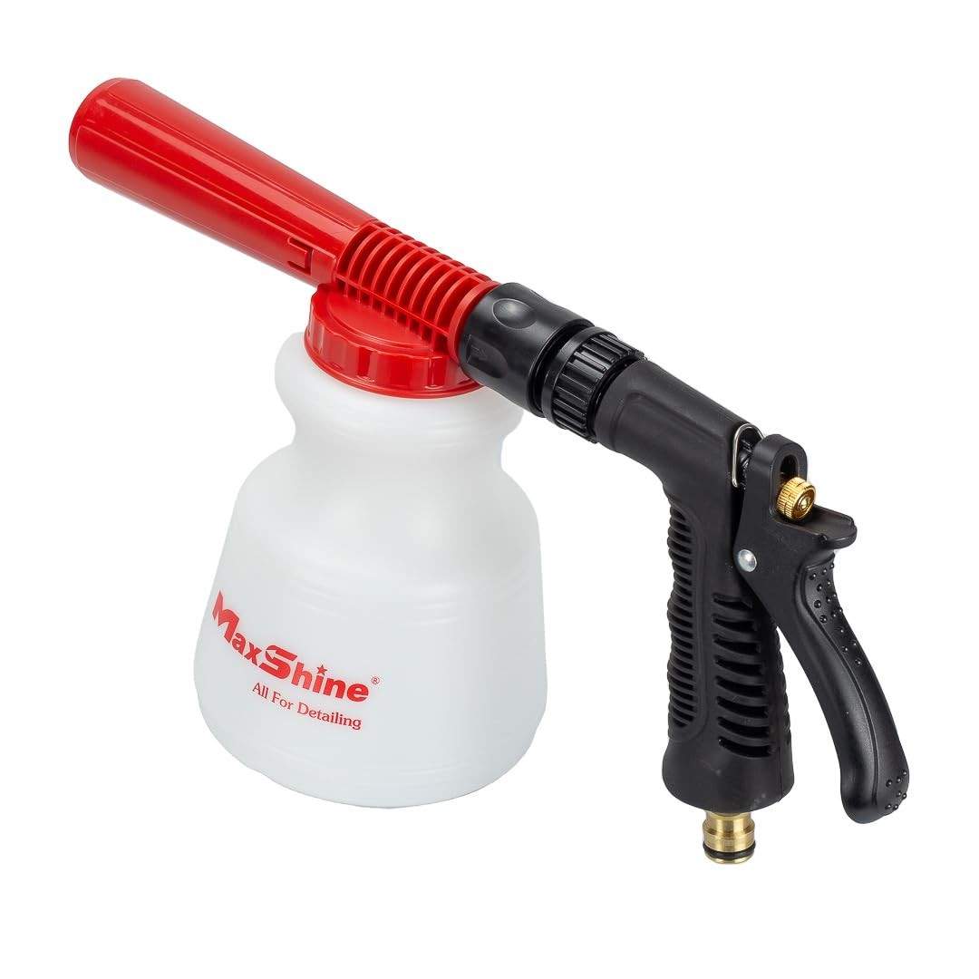 Low Pressure Foam – 1L Bottle, Anti-Slip Base, Universal Garden Hose Connecti…
