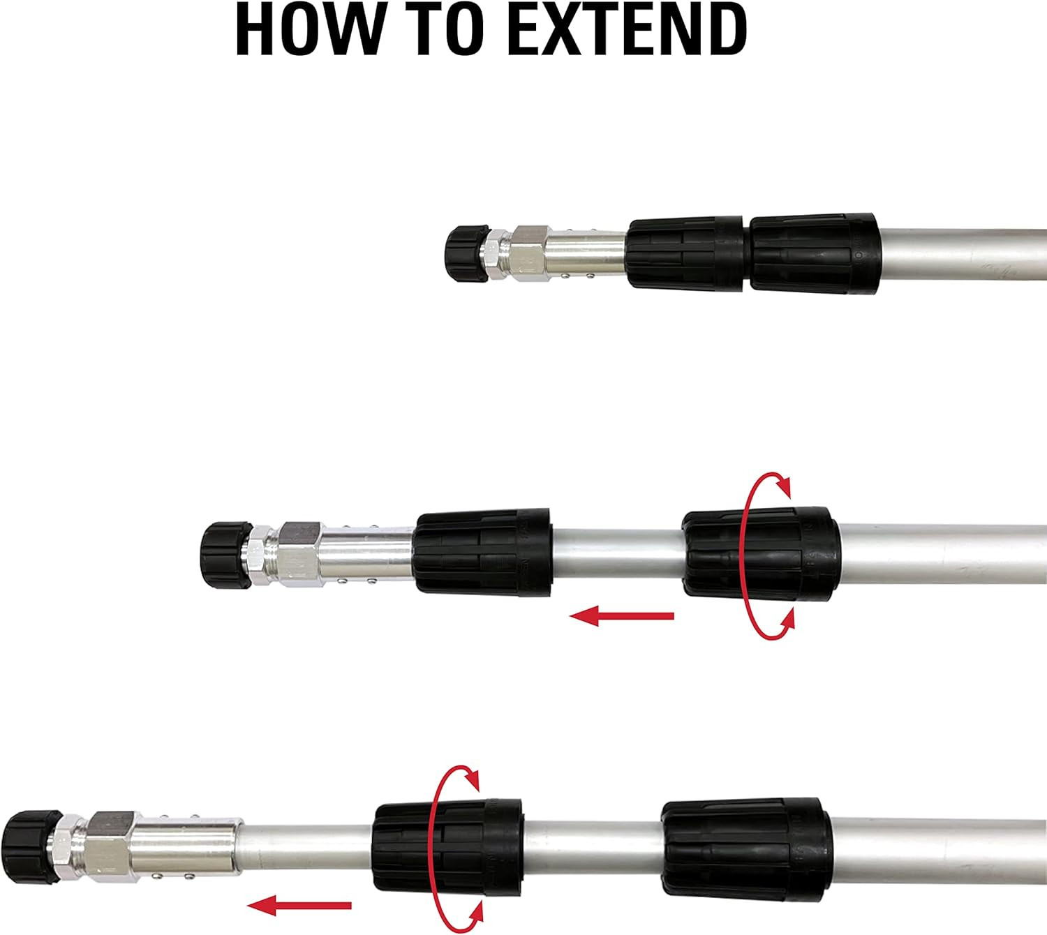 Simpson Cleaning Telescoping Extension Wand for Gas and Electric Pressure Washe