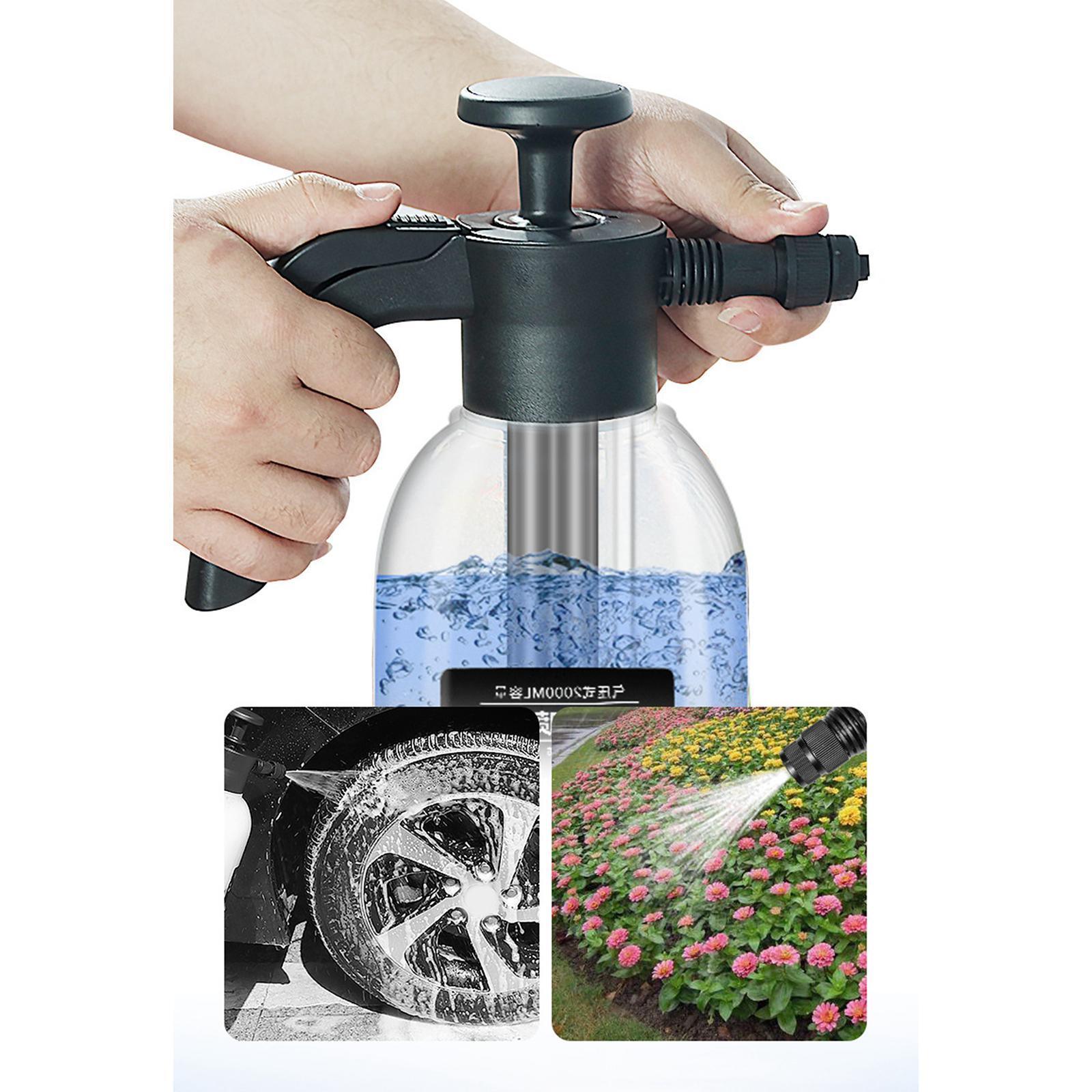 Car Wash Pump Manual Foaming Sprayer Hand Pressurized for House Cleaning