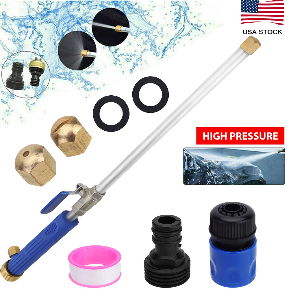 High Pressure Power Washer Water Spray Gun Nozzle Wand Attachment Garden Hose