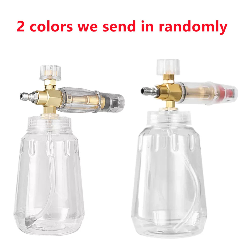 Plus 1/4″ Snow Foam Cannon+High Pressure Washer Gun Soap Lance Spray Quick Tips