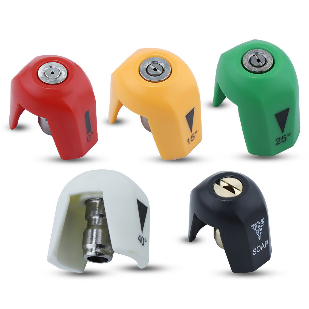 Quick Connect Spray Tips for Sun Joe SPX 3000 Series Pressure Washer Nozzle Set