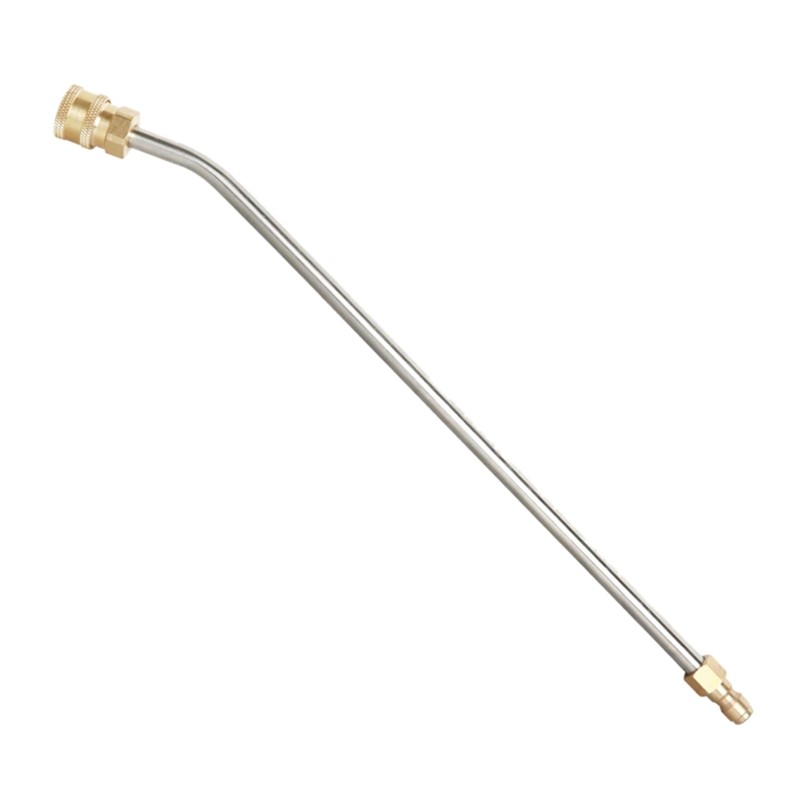High Pressure Washer Gutter Rod 4000 PSI 1/4 Inch Quick Connect Brass Stainless