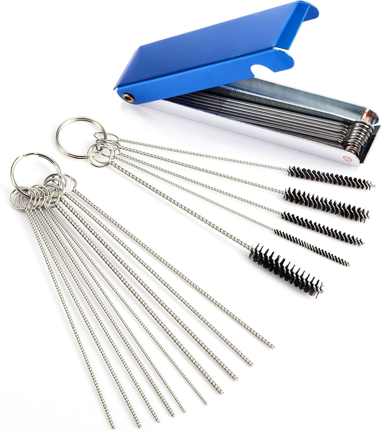 Mudder Set of 9 Carburetor Cleaning Kit Torch Tip Cleaner, Stainless Steel Carbo
