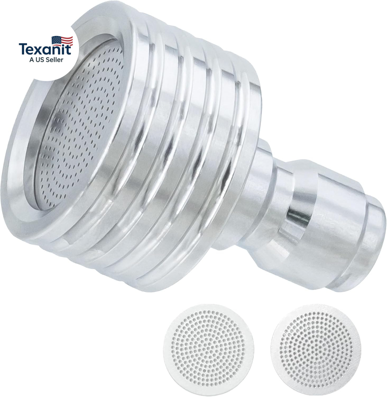 Pressure Washer Tips, Stainless Steel Shower Nozzle Soft Wash Nozzle, 1/4″ Quick