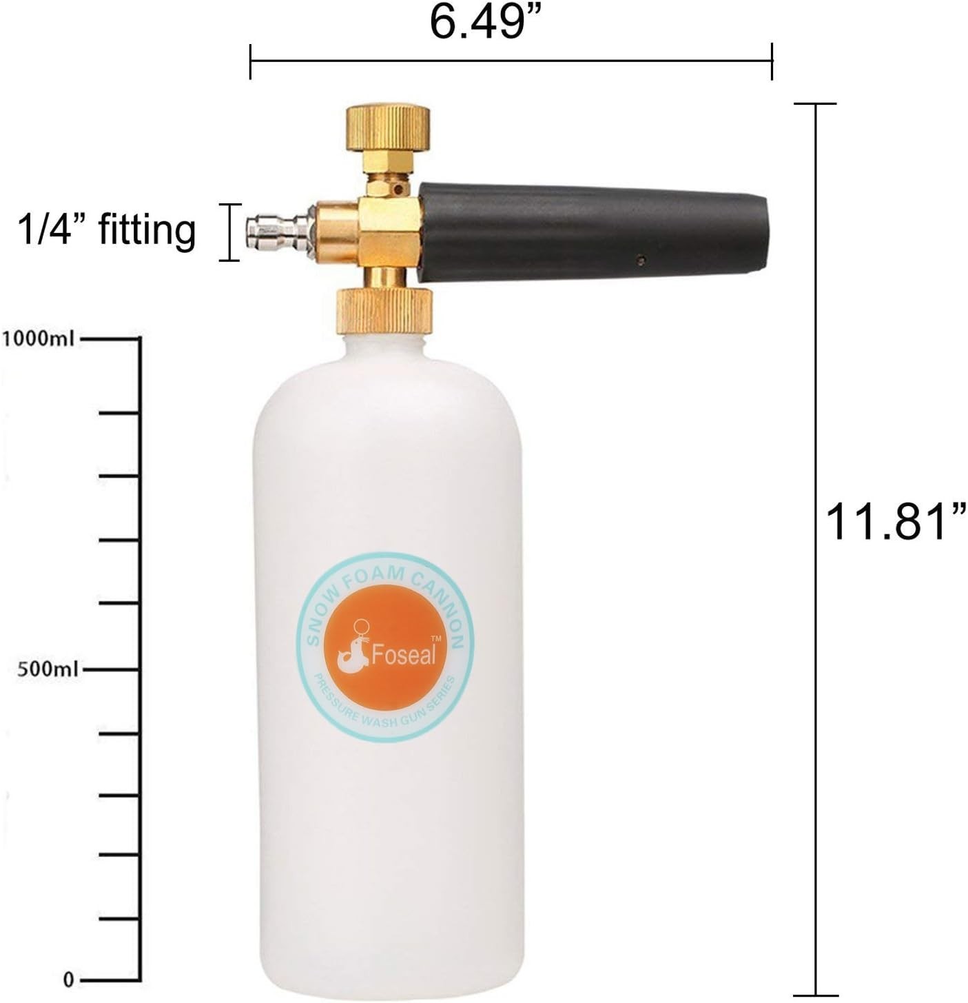 Foam Cannon, Heavy Duty Car Foam Blaster Adjustable Snow Foam