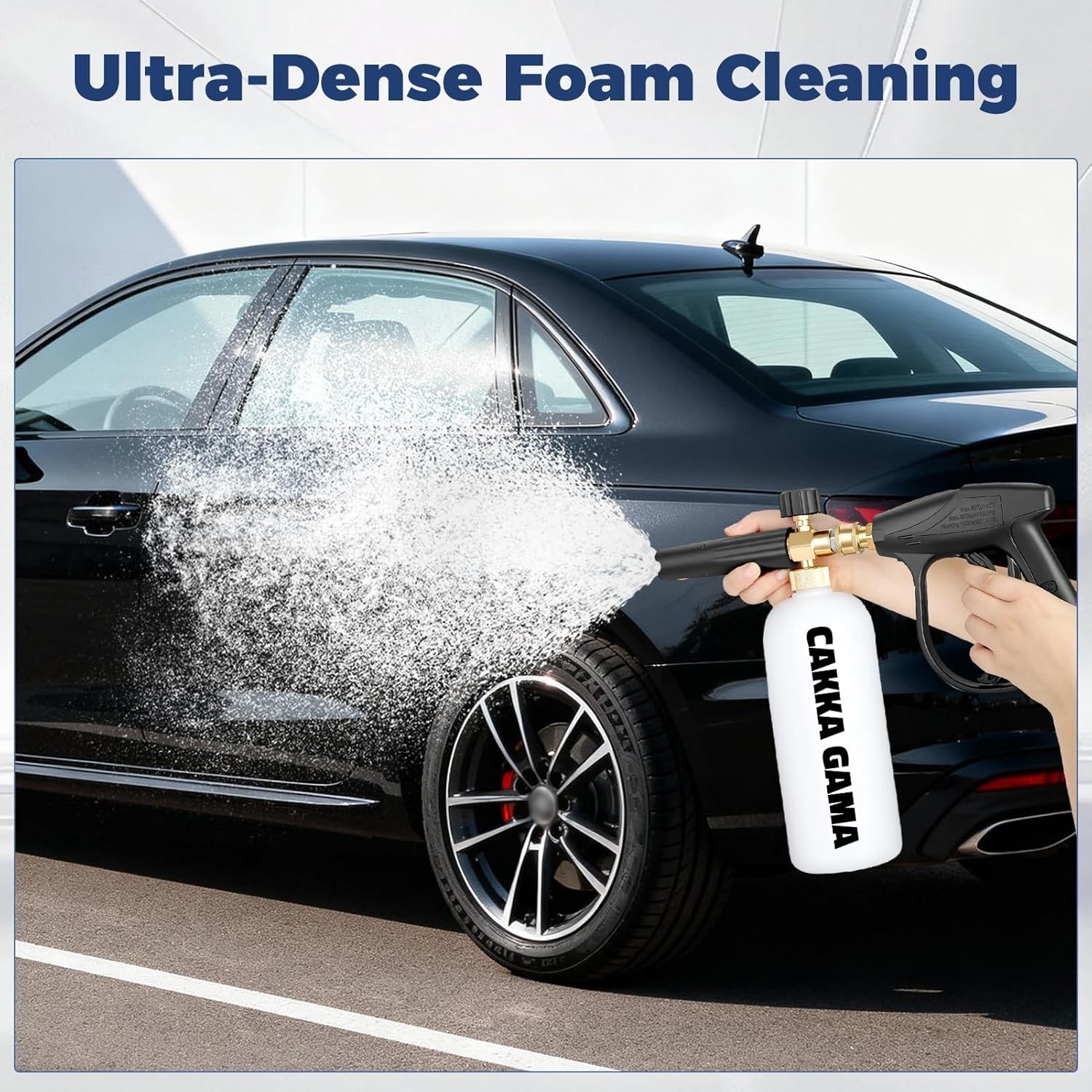 Foam Cannon for Pressure Washer, Industrial Car Wash Foam Sprayer with 1/4 In…