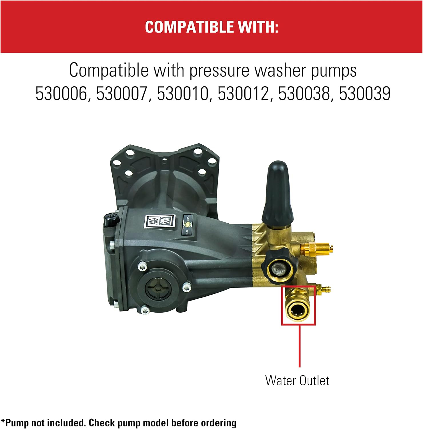 Simpson Replacement Water Outlet Kit for AAA Pressure Washer Pumps | Water Outle