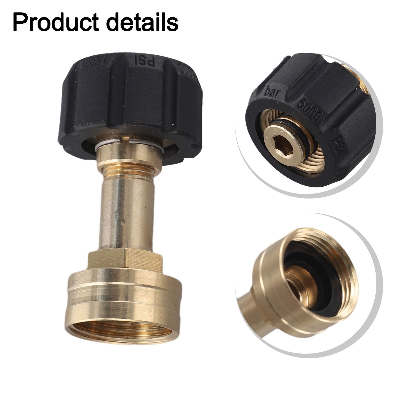 Garden Hose to Pressure Washer Adapter M22 Female to 14mm Quick Connect