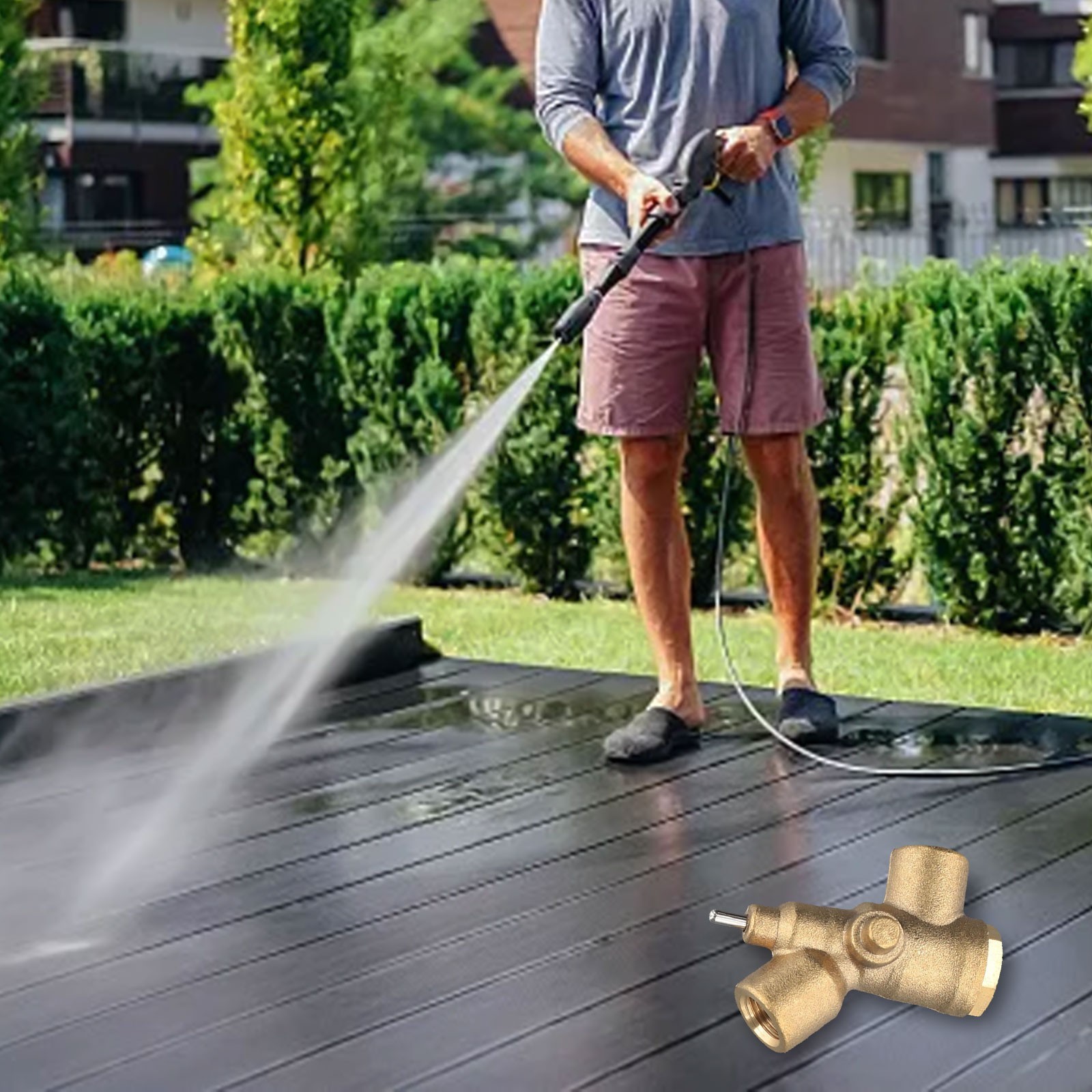 High Pressure Washer Valve Replacement Full Copper Material 220V Voltage
