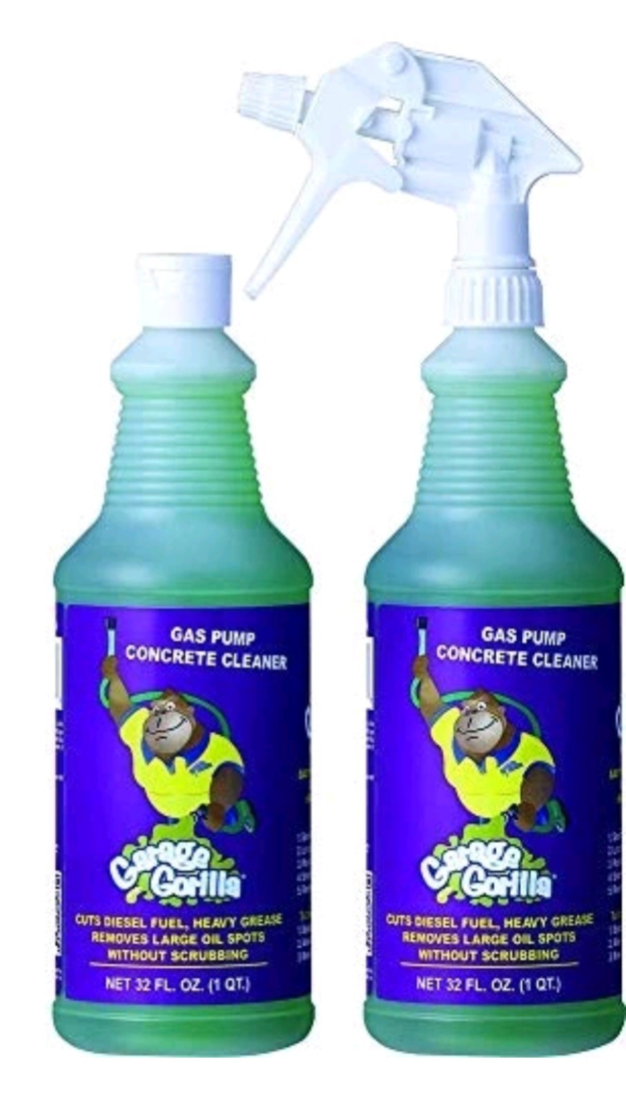 6 Pack Garage Gorilla GG-6/32 Garage Gorilla Gas Pump Cleaner, 32 Oz Each
