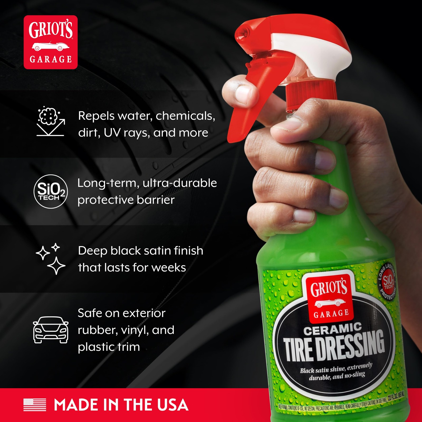 Griot’S Garage Griots Garage Ceramic Tire Dressing Coating For Car Detailing