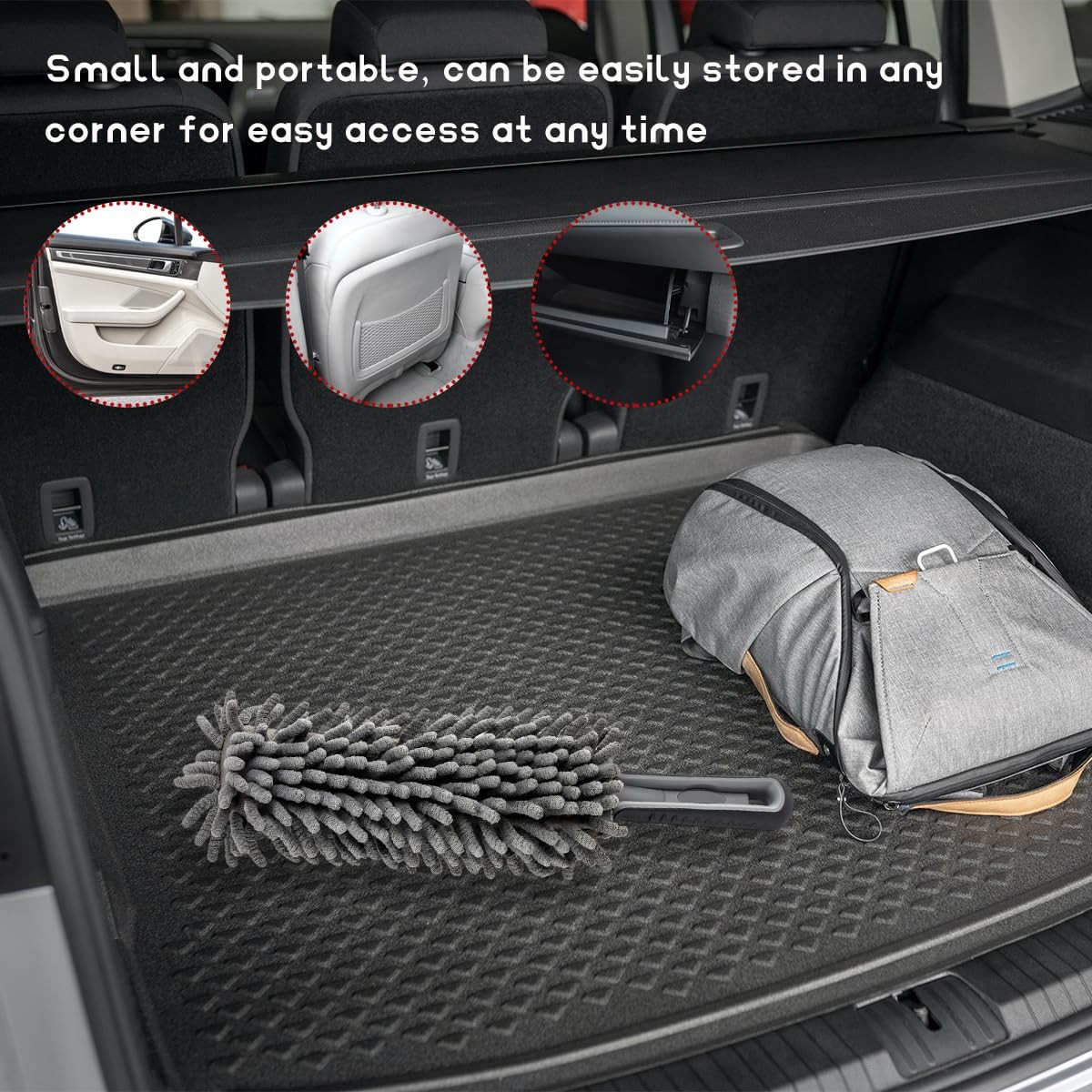 YTFRL Car Interior Duster, Scratch-Free Microfiber Dust Removal Tool with…
