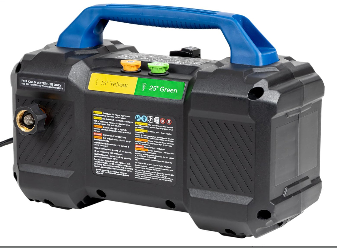 Westinghouse ePX3100v Electric Pressure Washer, 2100 PSI, Foam Cannon, 4-Nozzle