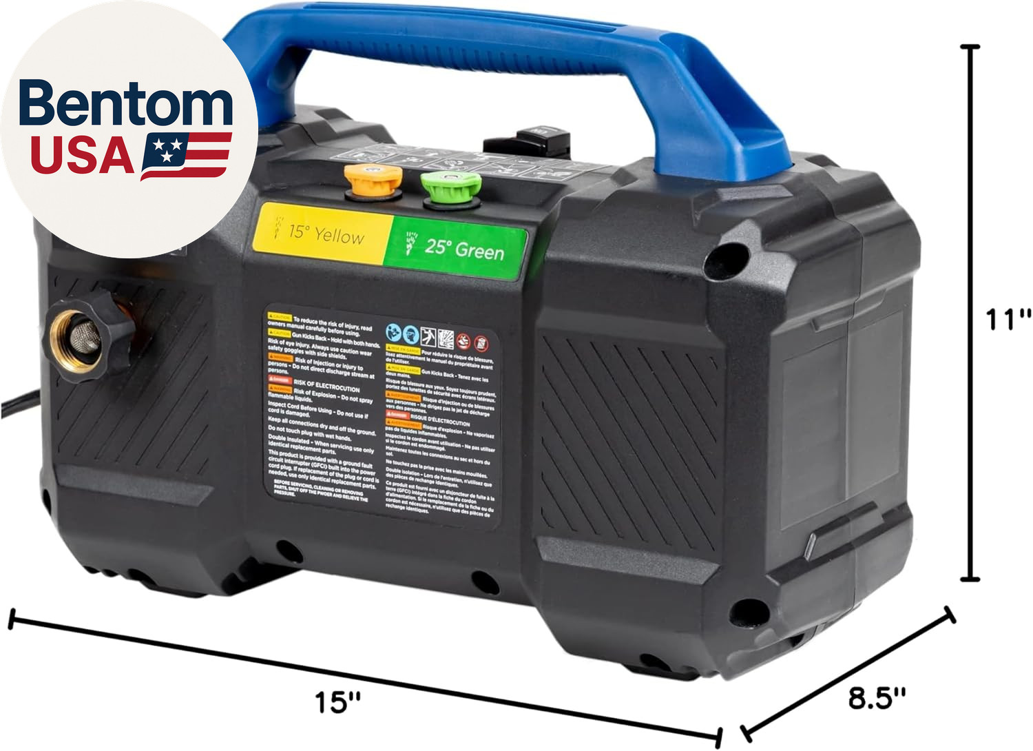 Westinghouse Epx3100V Electric Pressure Washer, 2100 Max PSI 1.76 Max GPM, Built